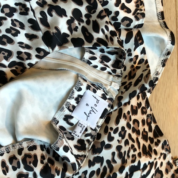 Princess poly mini skirt leopard print - Picture 2 of 2